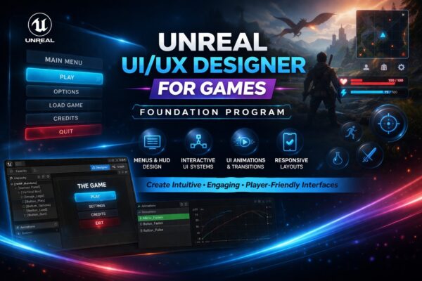 Unreal UI Designer for Games – Foundation Program